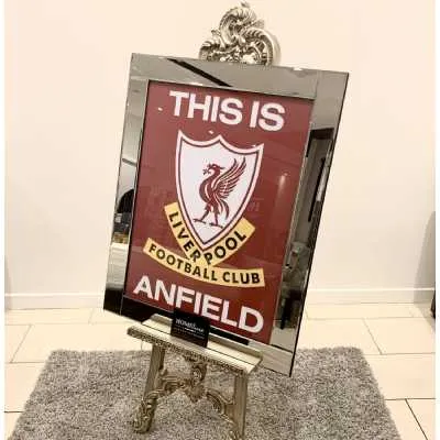 Liverpool Football Club Anfield Wall Art Mirror Frame