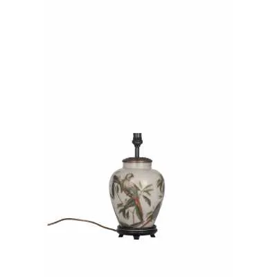 Parrot Small Glass Table Lamp