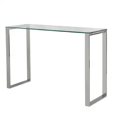 Henry Console Table Stainless Steel And Glass