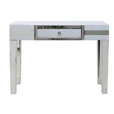 Mitcham 1 Drawer Console Table White Clear