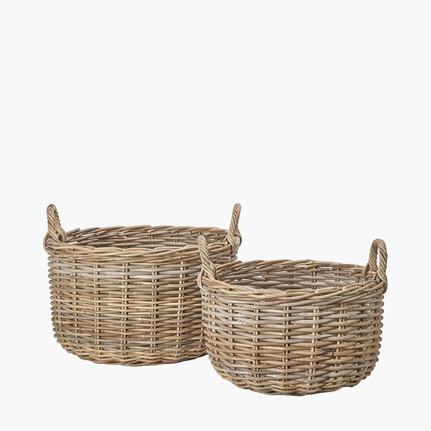 S 2 Grey Kubu Log Baskets