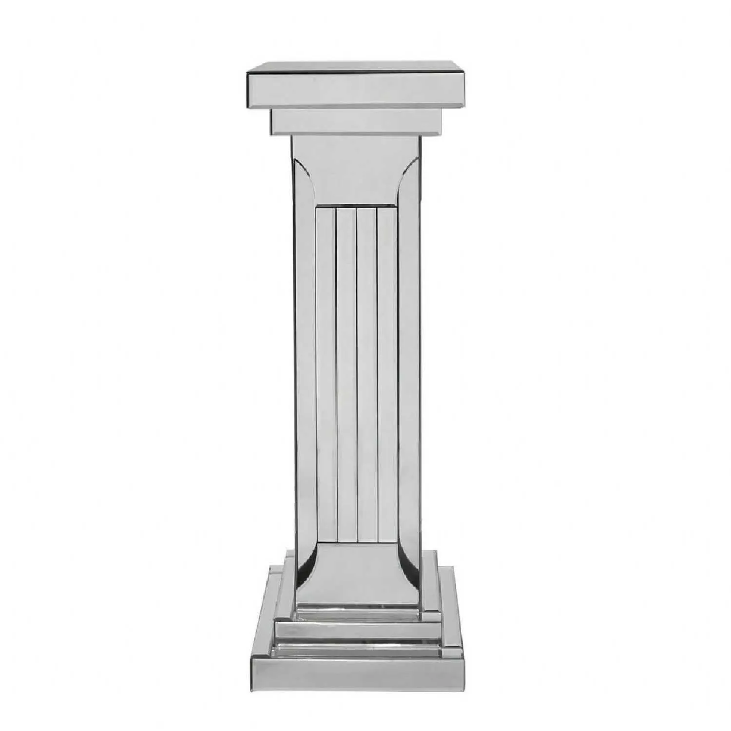 90cm Classic Mirror Pillar Table