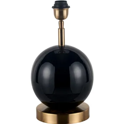 Sofia Black and Gold Enamel Table Lamp