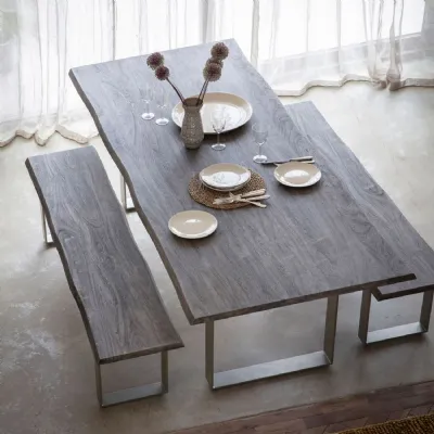 Rustic Grey Rectangular Extra Large Wooden Dining Table