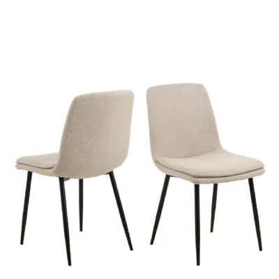 Becca Dining Chair in Beige Set of 4