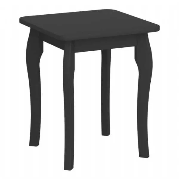 Baroque Stool Black