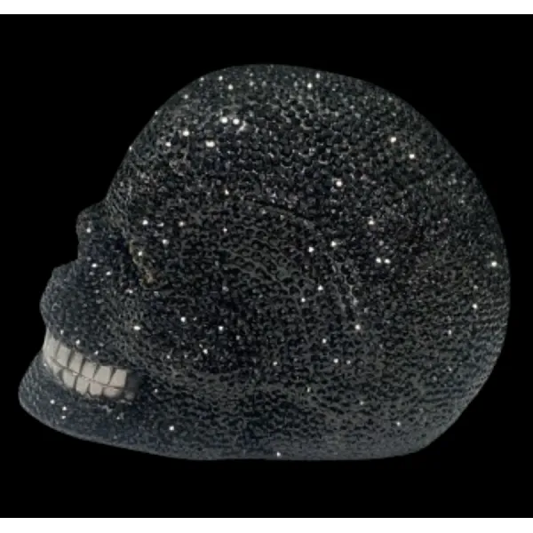 Large Black Crystal Skull