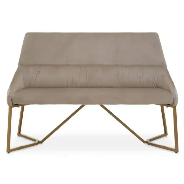 Vieste Mink Velvet Bench