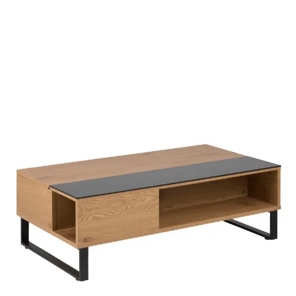 Azalea Coffee Table in Black And Oak