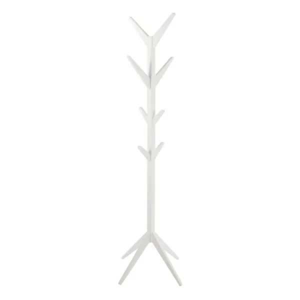 Ascot Coat Hanger in White