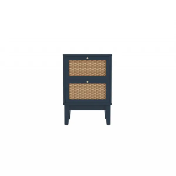 Bordeaux Blue Bedside Cabinet