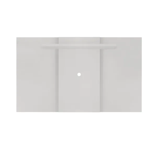 Extendable Fixed TV Wall Panel, Gloss White