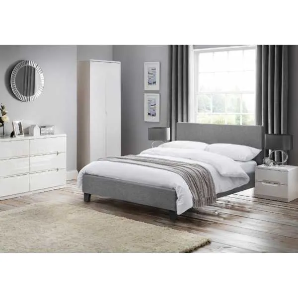 Gray modern deals bed