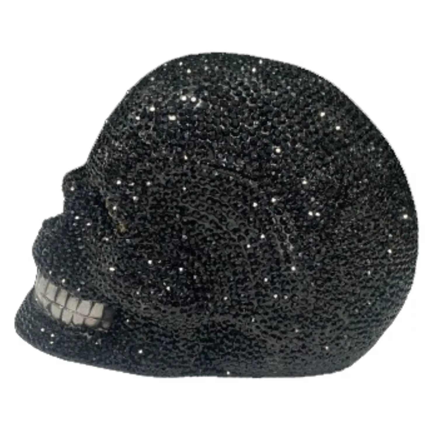 Large Black Crystal Skull