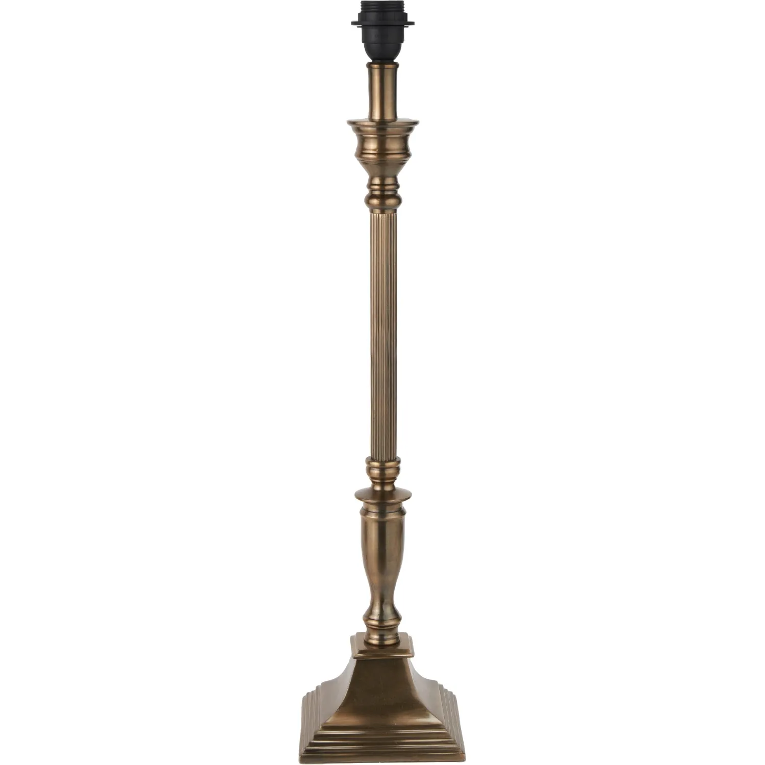 Canterbury Antique Brass Metal Table Lamp