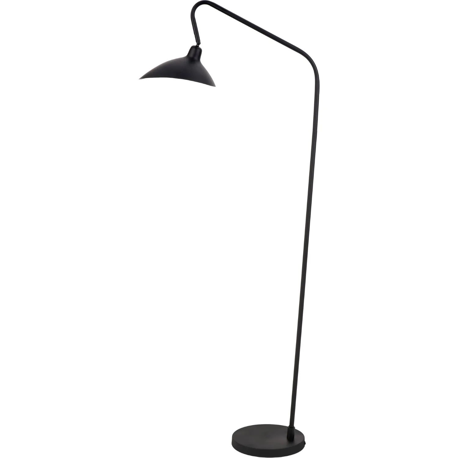 Toulon Matt Black Metal Task Floor Lamp