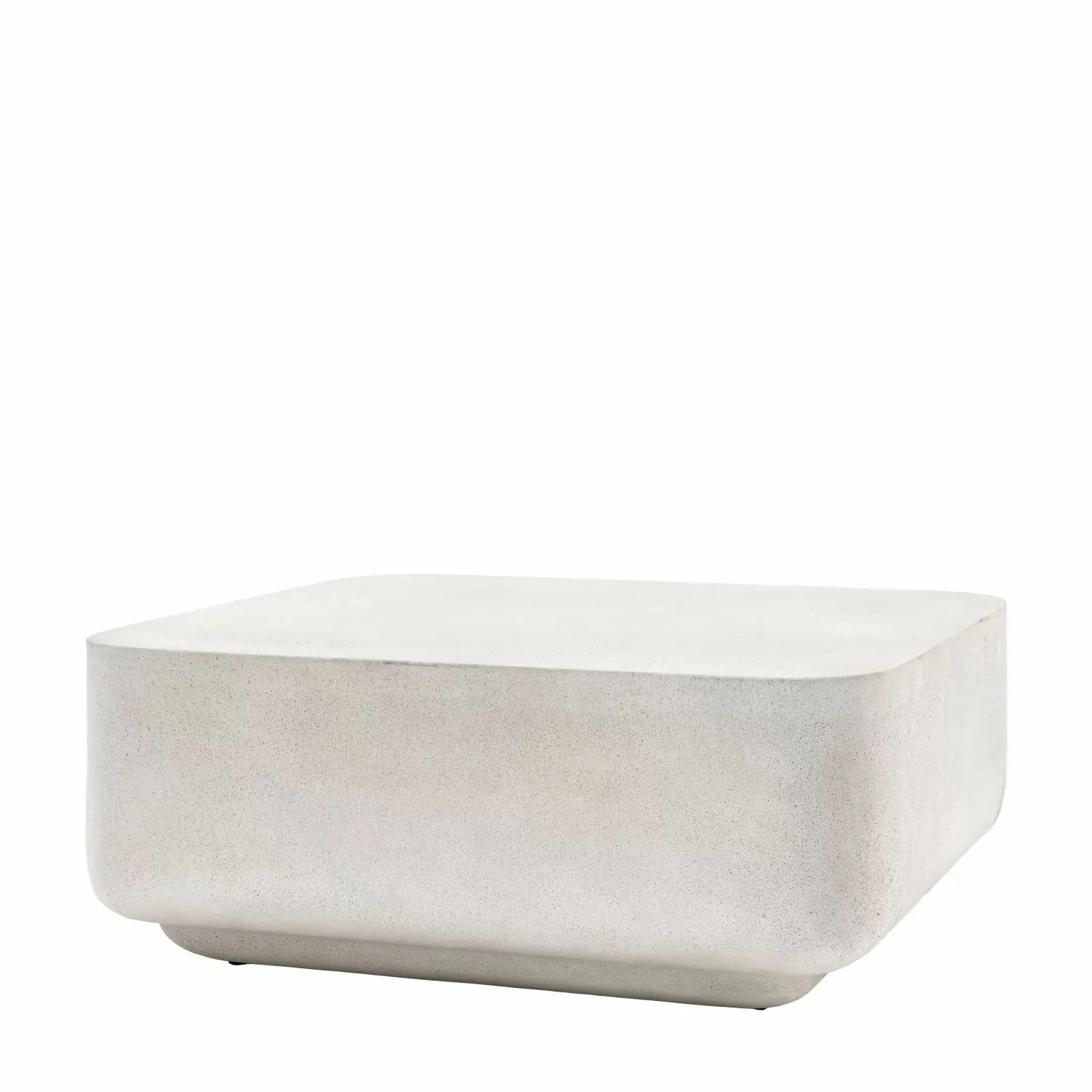 Large Concrete Effect 75cm Square Coffee Table