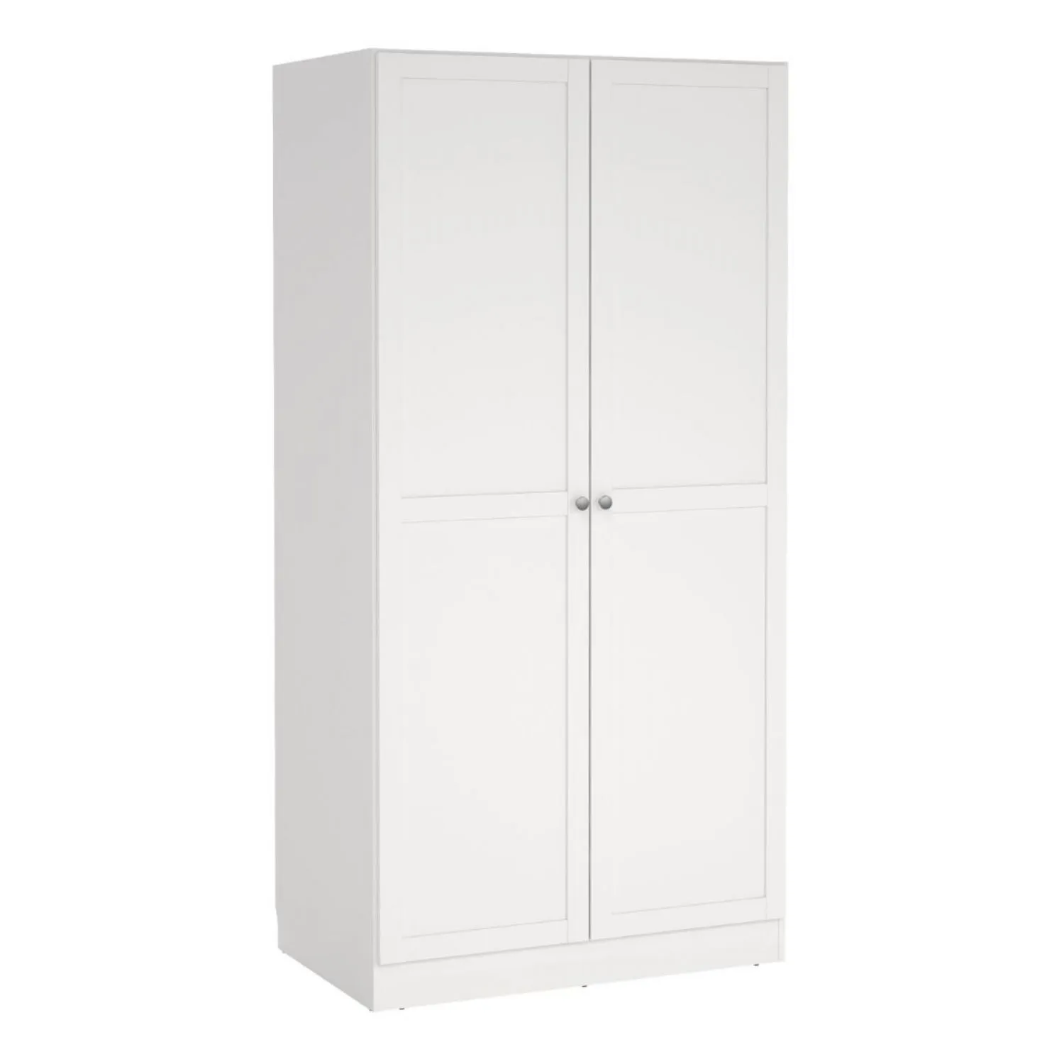 Brande Wardrobe with 2 Frame Doors in White