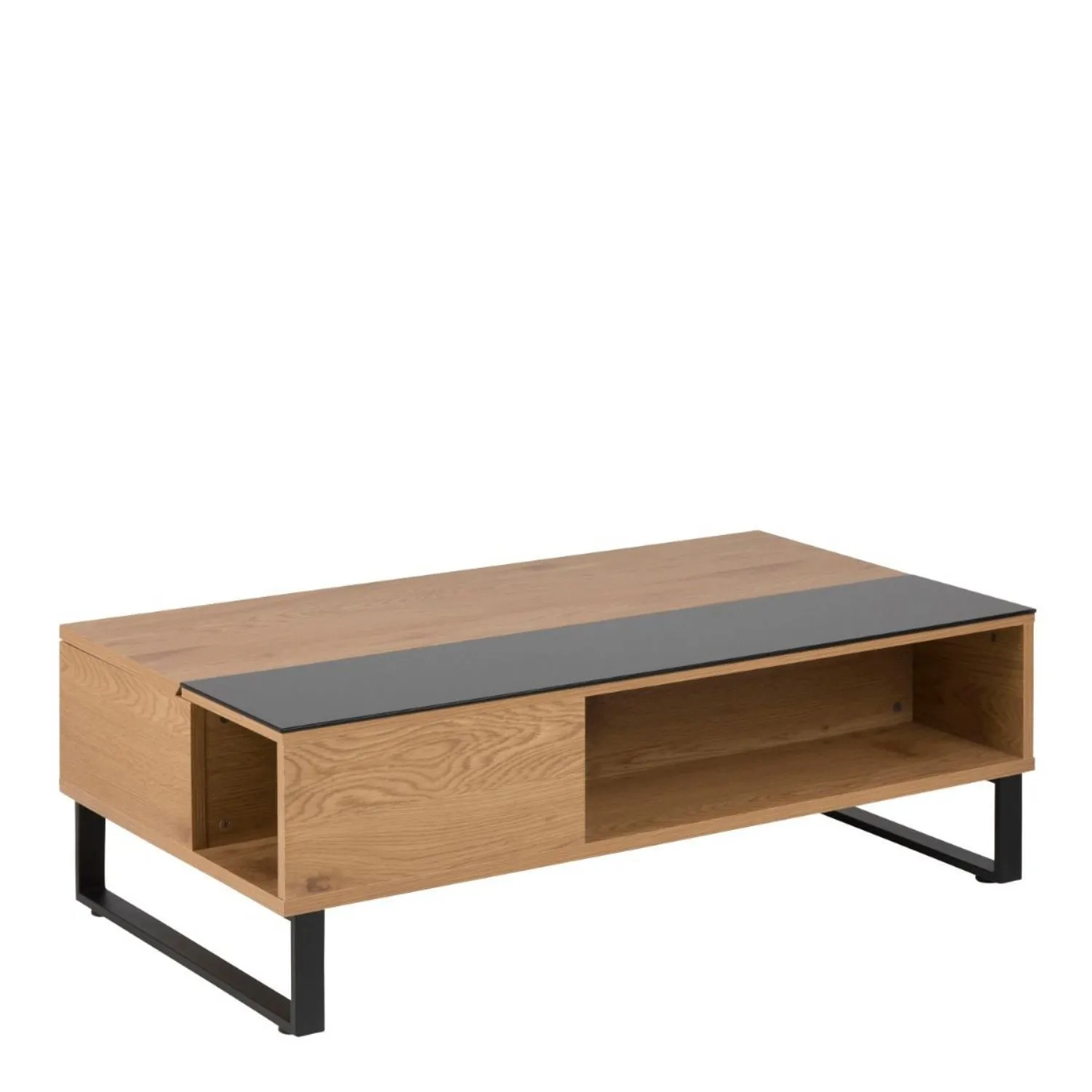 Azalea Coffee Table in Black And Oak