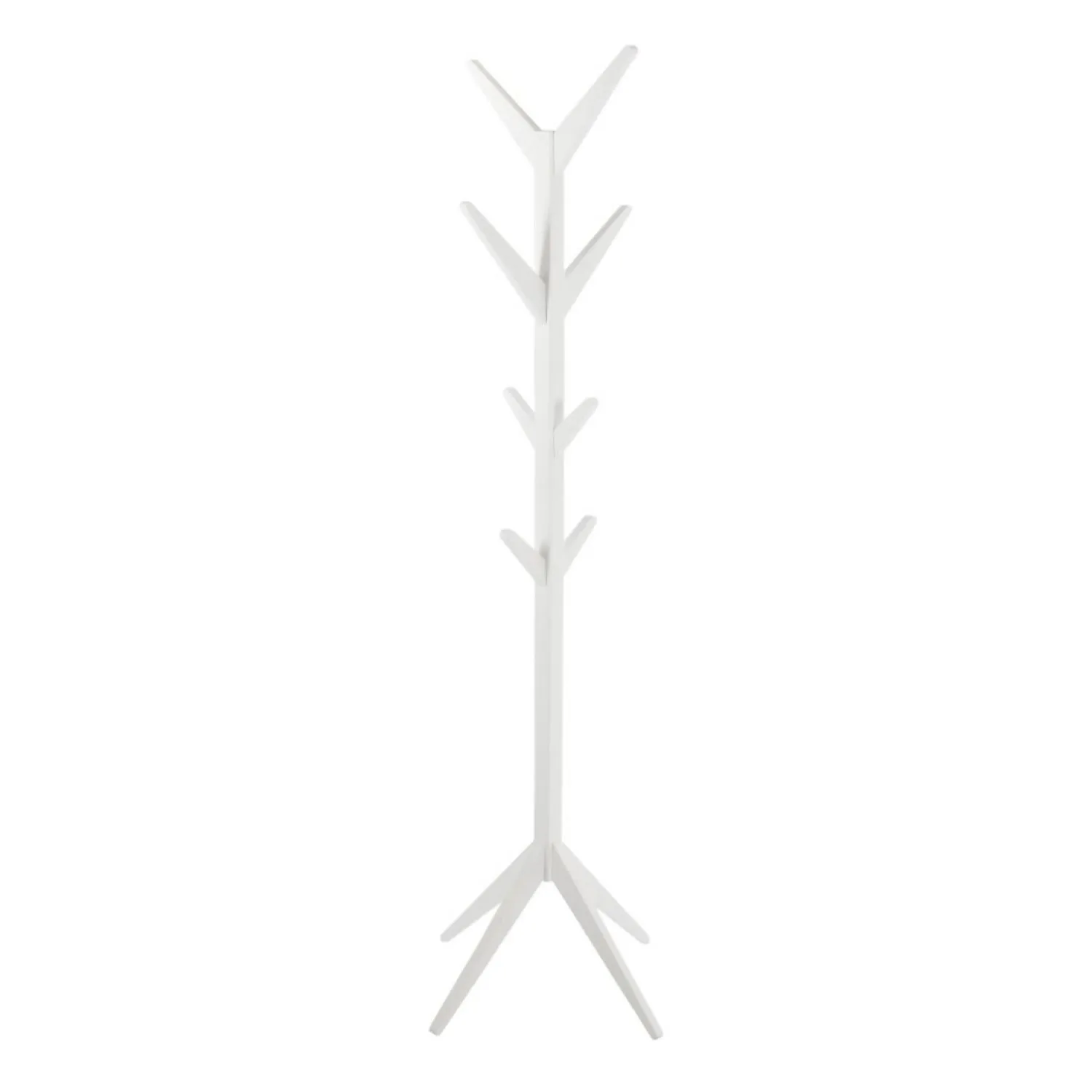 Ascot Coat Hanger in White