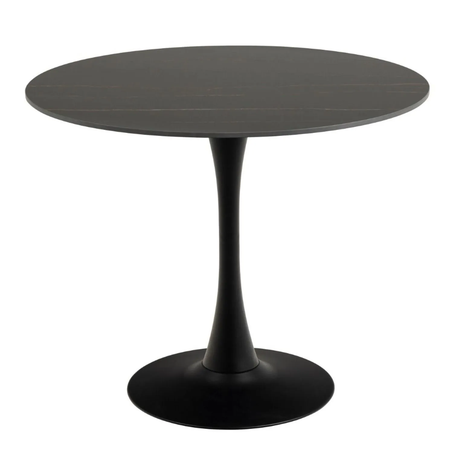 Malta Round Dining Table in Black
