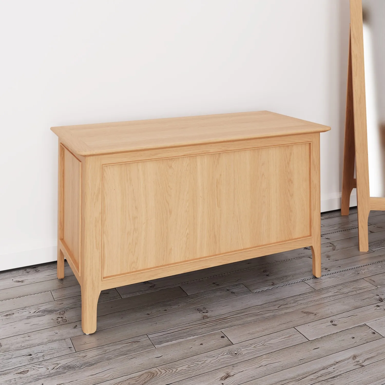 French Oak Blanket Box