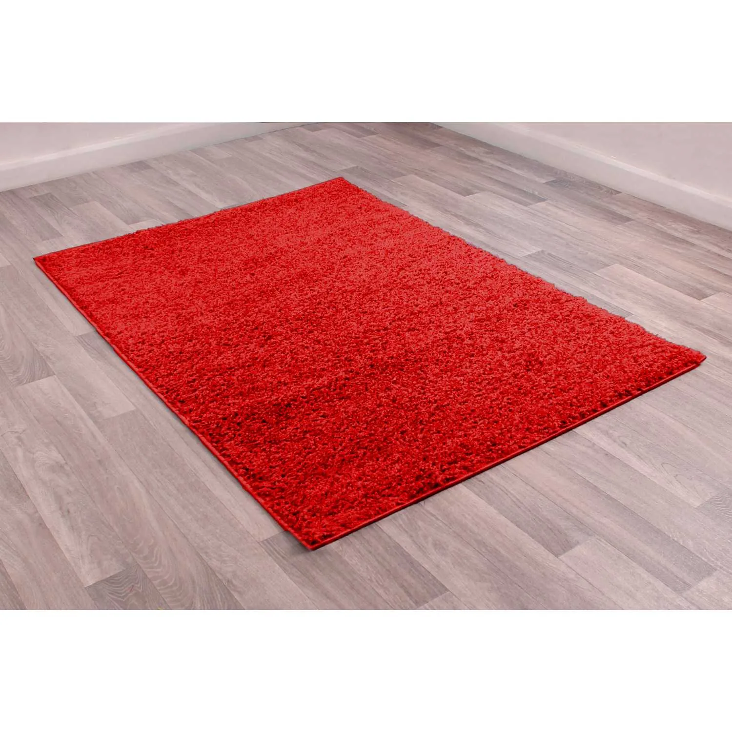 RETRO SHAGGY PLAIN RED 150 x 210