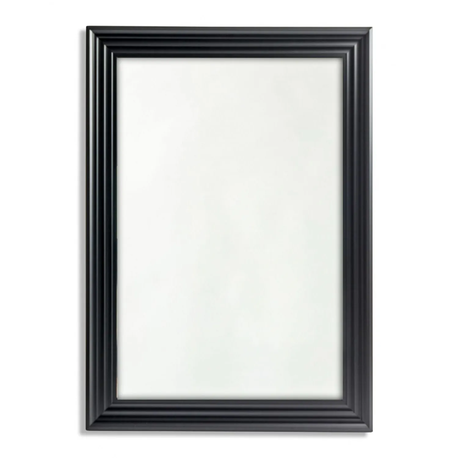 Large Matt Black Step Framed Blackpool Mirror